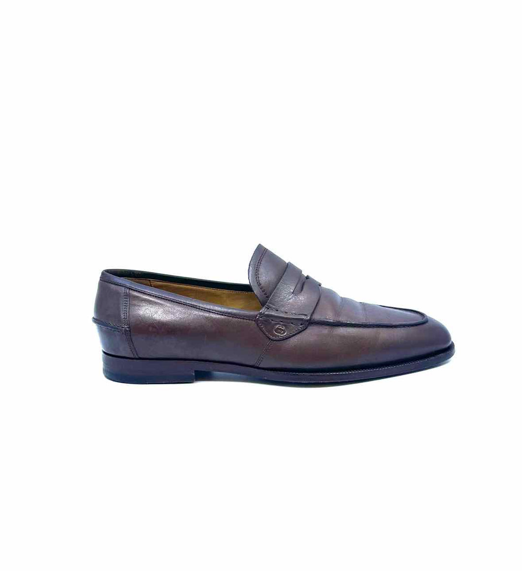 GUCCI Size 8.5 Brown Men's Loafers