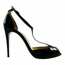 Load image into Gallery viewer, CHRISTIAN LOUBOUTIN Size 9 Black Patent Leather Pumps
