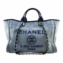 Load image into Gallery viewer, CHANEL Blue Denim Handbag
