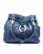 Load image into Gallery viewer, MICHAEL KORS Black Leather Solid Handbag
