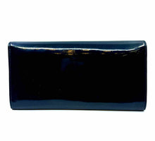 Load image into Gallery viewer, JIMMY CHOO Black Patent Leather Solid Clutch
