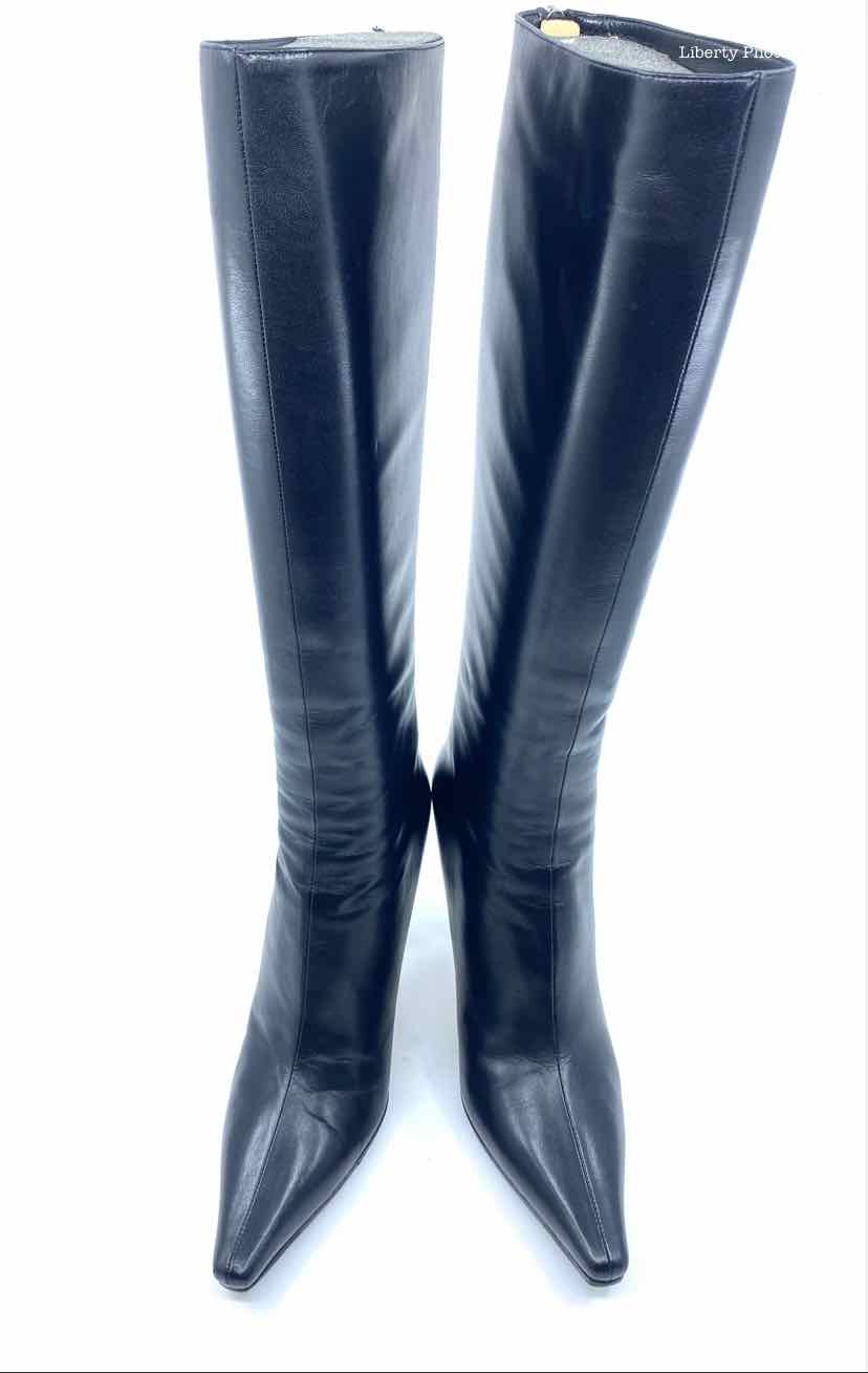 JIMMY CHOO Black Tall Boot | 7