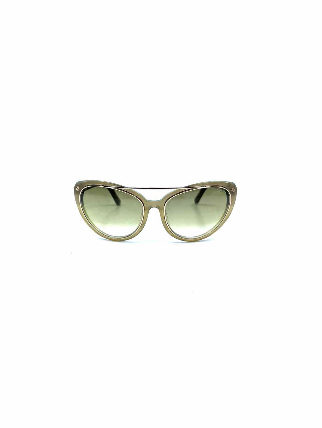 TOM FORD Beige Cat Eye Solid Sunglasses