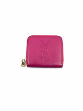 Load image into Gallery viewer, YVES SAINT LAURENT Hot Pink Leather Wallet
