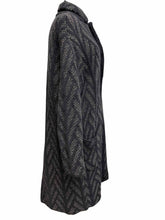 Load image into Gallery viewer, GIORGIO ARMANI Navy Wool Blend Coat | 8
