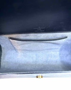 LOUIS VUITTON Black Leather Epi Shoulder Bag