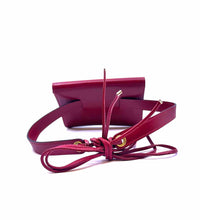 Load image into Gallery viewer, HERMES Red Leather Solid Waist Bag
