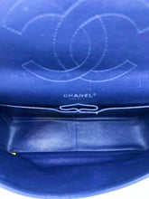 Load image into Gallery viewer, CHANEL Navy Leather Quilted caviar Handbag
