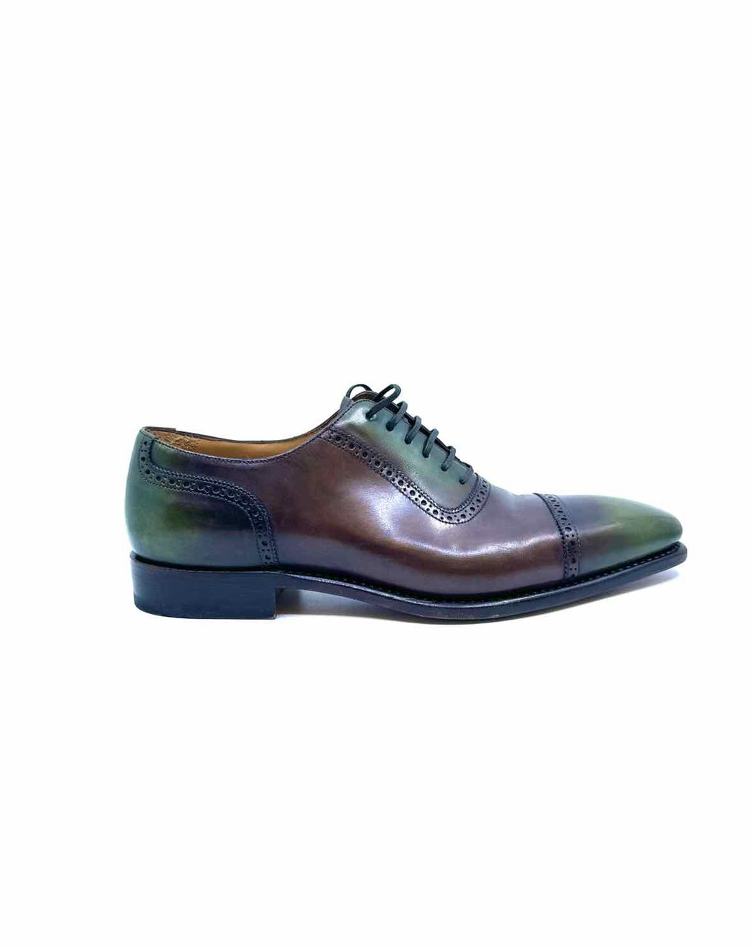 PAUL STUART Size 9 Brown, Green Men's Oxfords