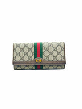 Load image into Gallery viewer, GUCCI Ophidia Brown Coated canvas Monogram Wallet
