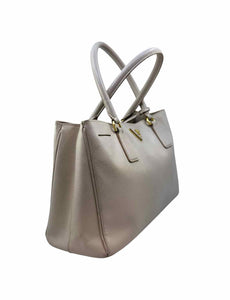 PRADA Ivory Leather Handbag