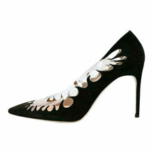 Load image into Gallery viewer, BRIAN ATWOOD Size 8.5 Black Suede Solid Pumps
