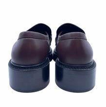 Load image into Gallery viewer, LOUIS VUITTON Burgundy Leather Solid Loafers | 9.5
