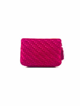 Load image into Gallery viewer, JUDITH LEIBER Fuchsia Silk Handbag
