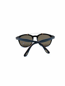 TOM FORD Black, Brown Circle Solid Sunglasses