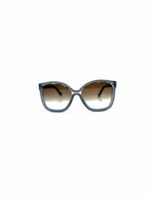 Load image into Gallery viewer, CHLOE Grey, White Square Solid Sunglasses

