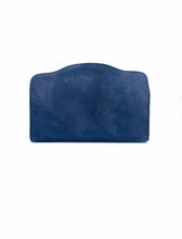 Load image into Gallery viewer, SALVATORE FERRAGAMO Black Suede Clutch
