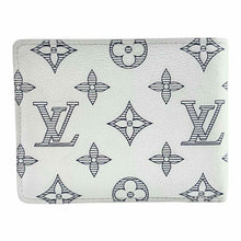 Load image into Gallery viewer, LOUIS VUITTON Shadow Navy, White Leather Monogram Wallet

