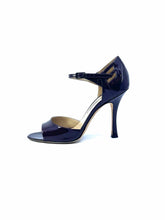 Load image into Gallery viewer, MANOLO BLAHNIK Size 5.5 Burgundy Patent Leather Pumps
