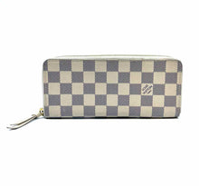 Load image into Gallery viewer, LOUIS VUITTON Cream, Purple Damier Wallet
