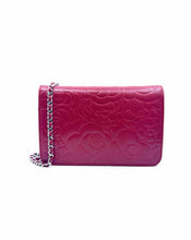 Load image into Gallery viewer, CHANEL Red Leather Embossed Handbag
