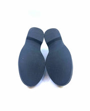 Load image into Gallery viewer, PRADA Size 40 Black Leather Loafers
