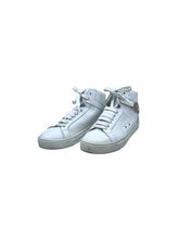 Load image into Gallery viewer, VERSACE Size 8.5 White Leather Sneakers
