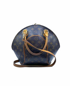 LOUIS VUITTON Ellipse PM Brown Coated canvas Monogram Handbag