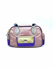 Load image into Gallery viewer, PRADA Purple, Beige Nylon Solid Handbag
