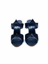Load image into Gallery viewer, SARAH FLINT Size 8.5 Black Suede Leather Solid Sandals
