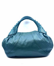 Load image into Gallery viewer, FENDI Spy Bag Forest Green Leather Solid Handbag
