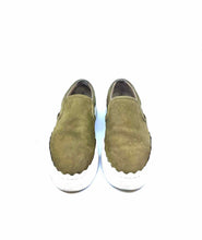 Load image into Gallery viewer, CHLOE Size 7 Olive Suede Sneakers

