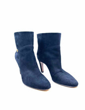 Load image into Gallery viewer, VALENTINO Size 9 Black Suede Ankle Boot
