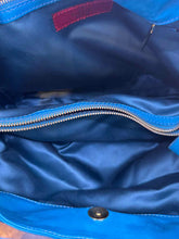 Load image into Gallery viewer, VALENTINO Blue Patent Leather Handbag
