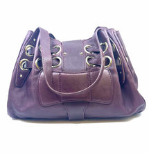 Load image into Gallery viewer, JIMMY CHOO Plum Leather Handbag
