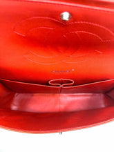 Load image into Gallery viewer, CHANEL Jumbo Double Flap Bag Red Orange Leather Quilted Lamb Skin Handbag
