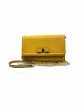 Load image into Gallery viewer, SALVATORE FERRAGAMO Mustard Leather Crossbody
