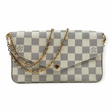 Load image into Gallery viewer, LOUIS VUITTON Pochette FÃ©licie Cream Coated canvas Damier Handbag
