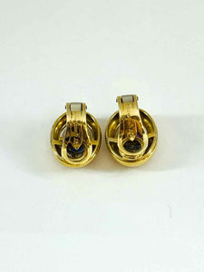 CRIMATI 18k Gold Clip Earrings