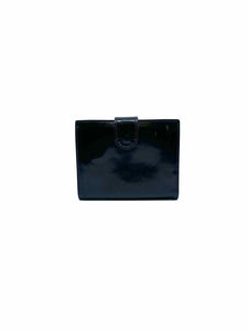 CHANEL Black Leather Solid Wallet