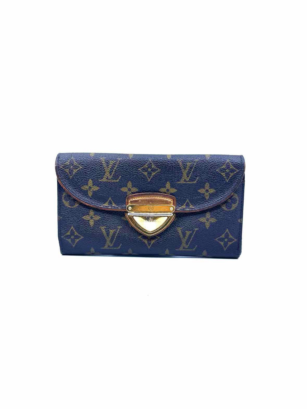 LOUIS VUITTON Eugenie Brown Coated canvas Monogram Wallet