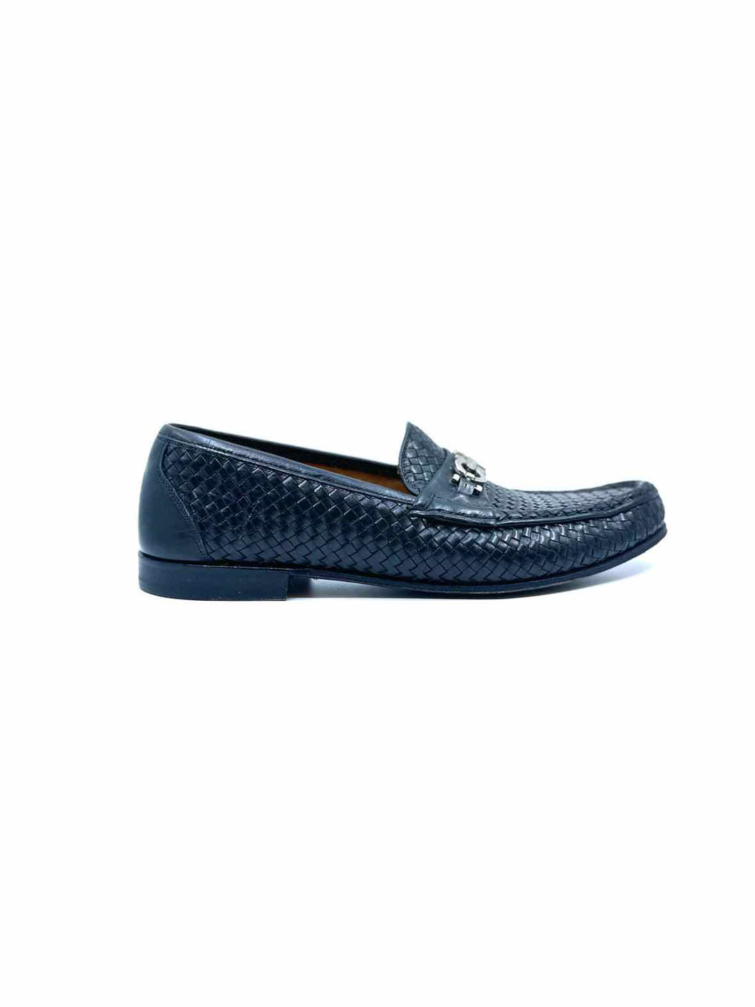 SALVATORE FERRAGAMO Size 10 Black Men's Loafers