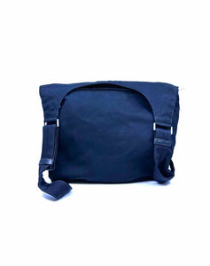 PRADA Black Nylon Solid Handbag