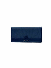 Load image into Gallery viewer, CHRISTIAN DIOR Black Coated canvas Leather Monogram Wallet
