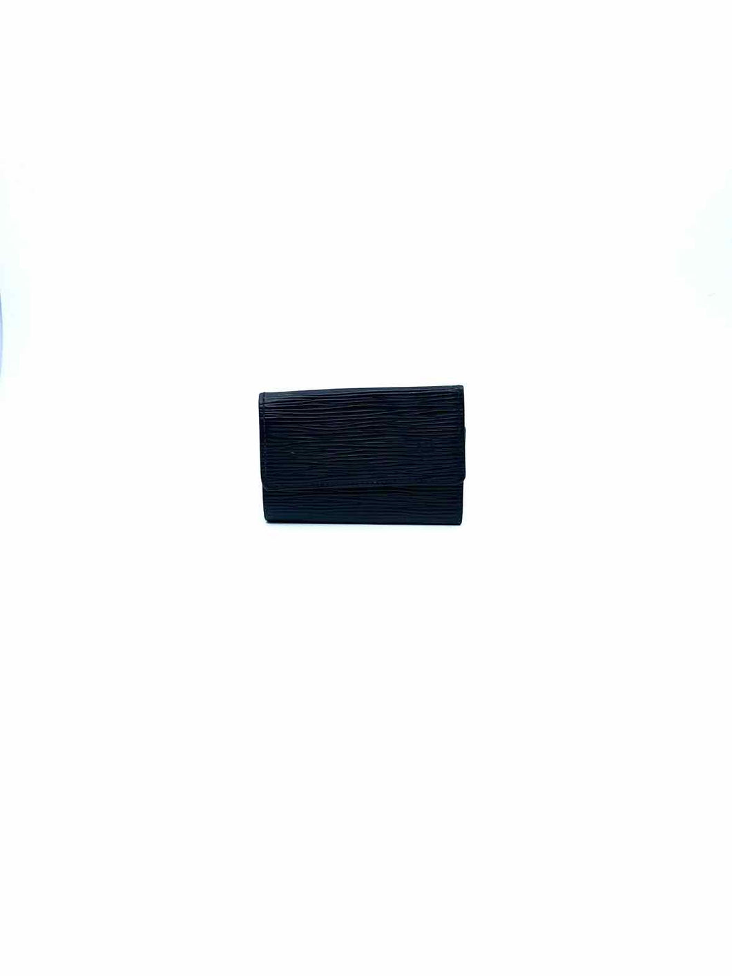 LOUIS VUITTON Black Leather Epi Shoulder Bag