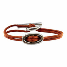 Load image into Gallery viewer, HERMES Sterling Silver Orange Bracelet
