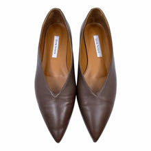 Load image into Gallery viewer, EMME PARSONS Size 7 Brown Leather Solid Flats

