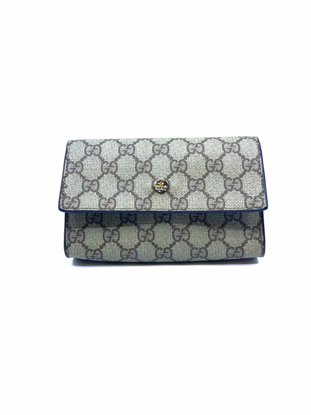 GUCCI Brown Coated canvas Monogram Waist Bag