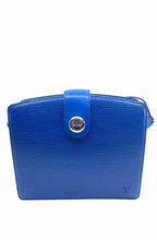 Load image into Gallery viewer, LOUIS VUITTON Blue Leather Epi Handbag
