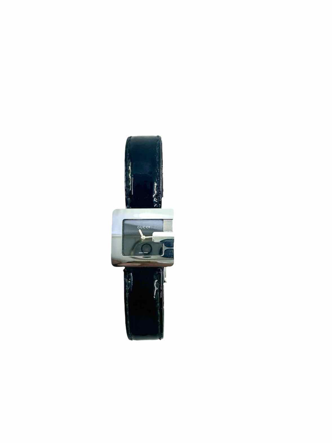 GUCCI Black Patent Leather Watch